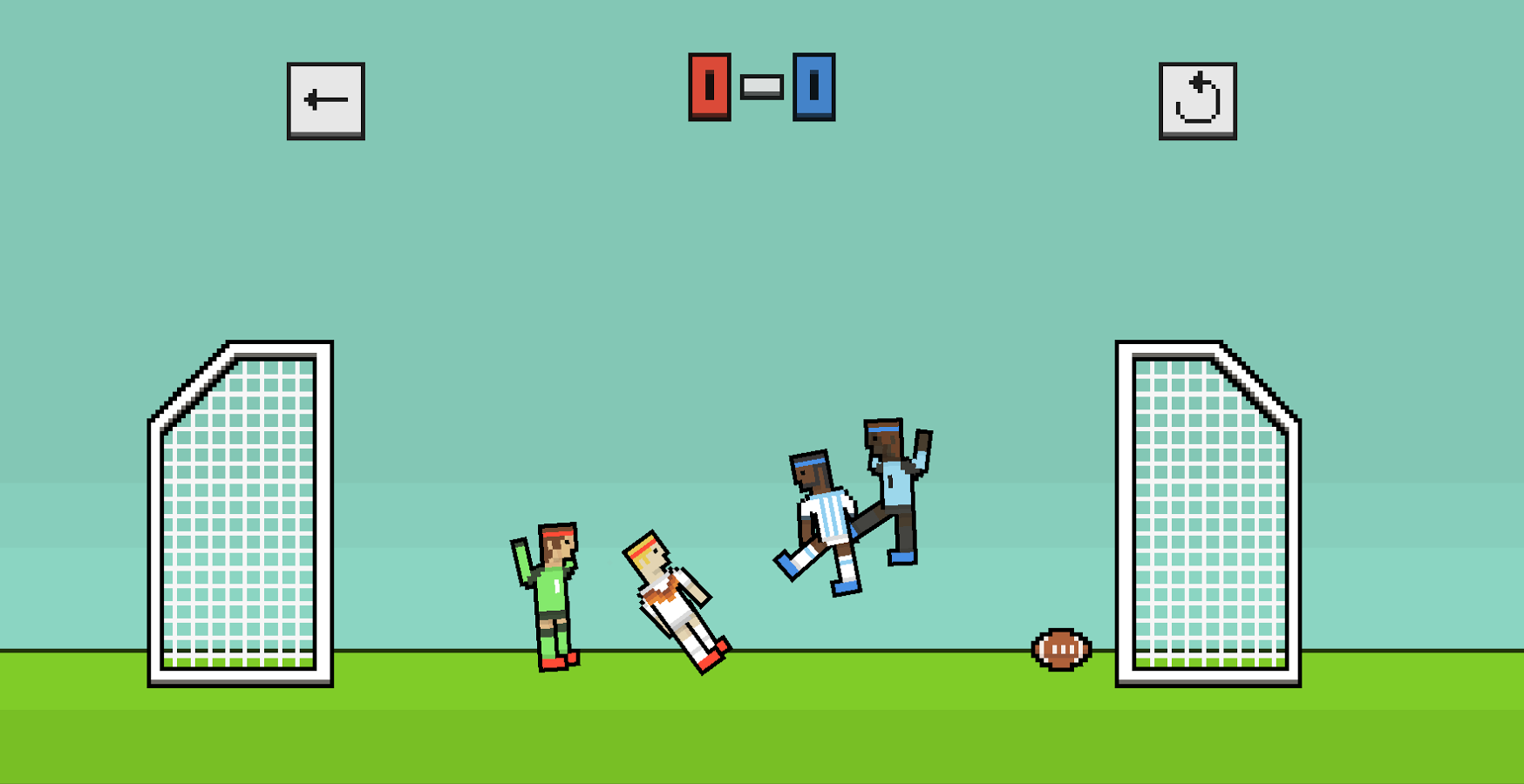 Играешь футбол телефон. Игры Football Soccer 2d. 2d футбол игра. На двоих игру футбольную. Пиксельный футбол.