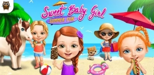 Sweet Baby Girl Summer Fun